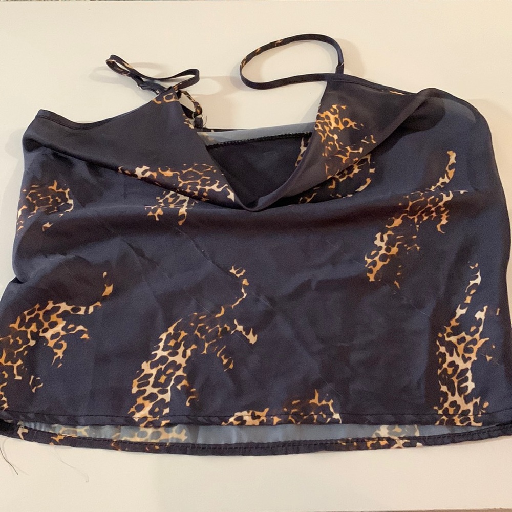 Leopard print cami